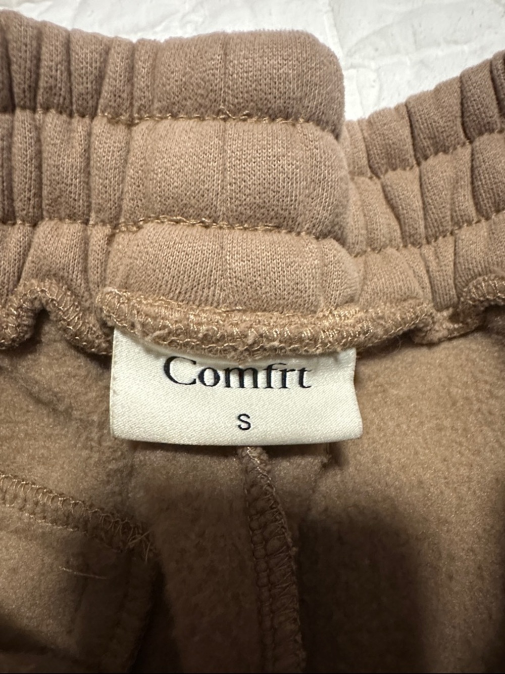 Comfrt Casual Brown Fleece Sweatpants - Picture 6 of 7